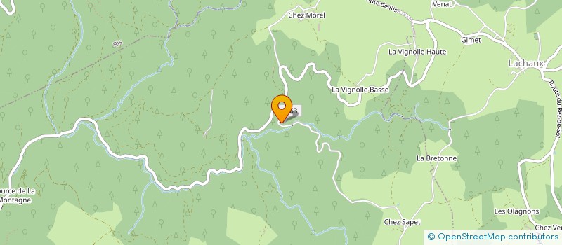 localisation de l'entreprise LA FERME DE RONFET  PASLIERES