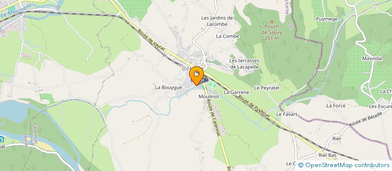 localisation de l'entreprise LA FERME DE ROUBEGEOLLES à VAYRAC