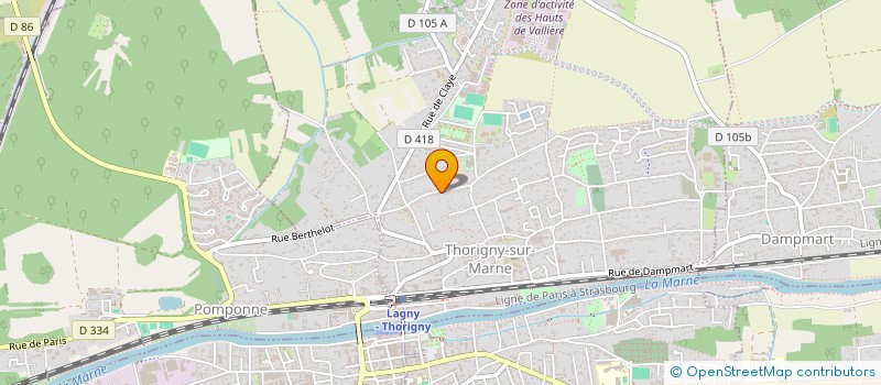 localisation de l'entreprise LA FERME DE SAINT THIBAULT  SAINT-THIBAULT-DES-VIGNES