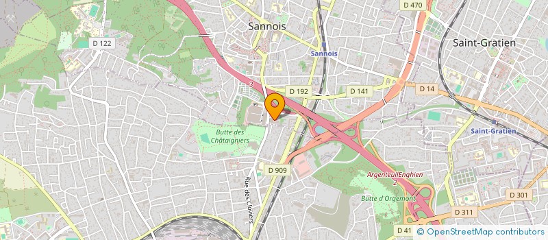 localisation de l'entreprise LA FERME DE SANNOIS  SANNOIS