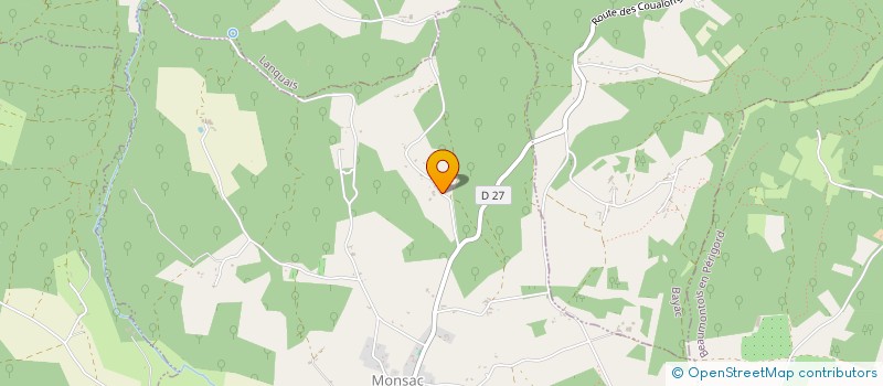 localisation de l'entreprise LA FERME DE SIRGUET  MONSAC