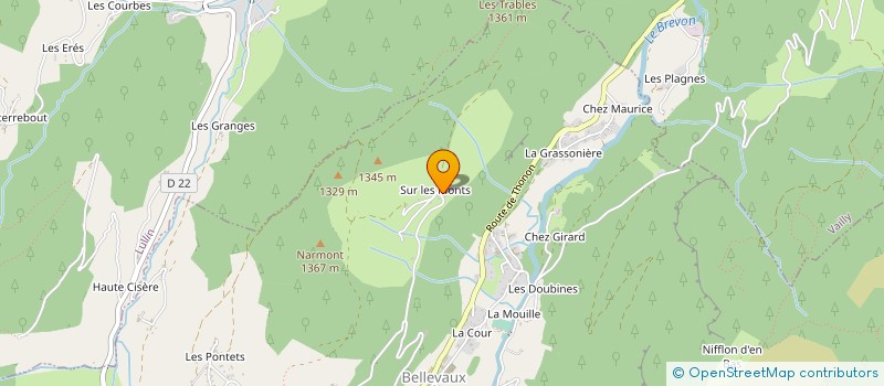 localisation de l'entreprise LA FERME DE SUUNTO  GLEIZE