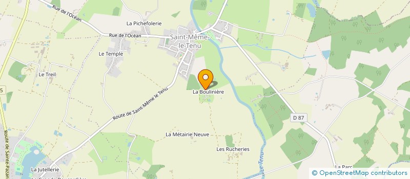 localisation de l'entreprise LA FERME DE THIERRY à MACHECOUL-SAINT-MEME