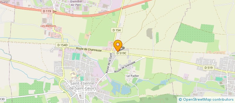 localisation de l'entreprise LA FERME DE THOUDIERE à SAINT-ETIENNE-DE-SAINT-GEOIRS
