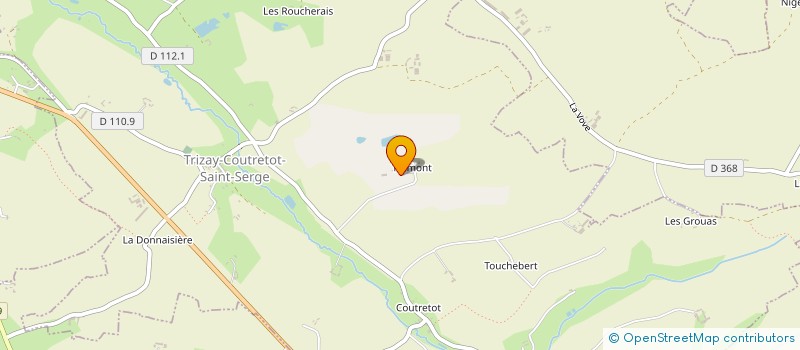 localisation de l'entreprise LA FERME DE TREMONT à TRIZAY-COUTRETOT-SAINT-SERGE