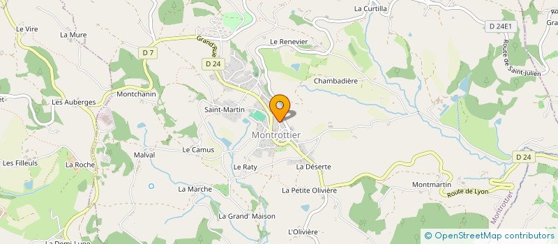 localisation de l'entreprise LA FERME DE TYR  MONTROTTIER