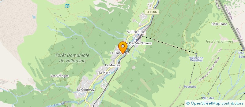 localisation de l'entreprise LA FERME DE VALLORCINE à VALLORCINE