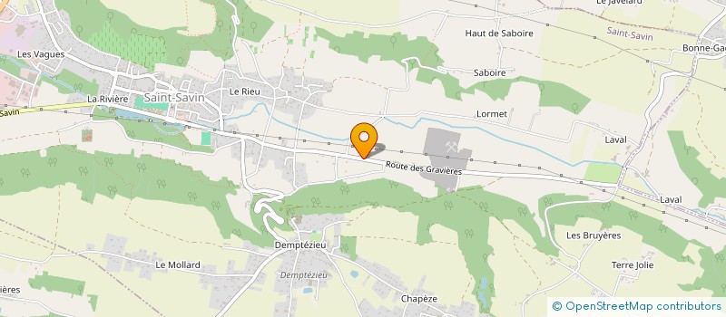 localisation de l'entreprise LA FERME DE VERCHERE  SAINT-SAVIN