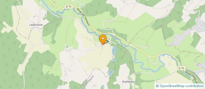 localisation de l'entreprise LA FERME DE VILLEJALET à LUSSAS-ET-NONTRONNEAU