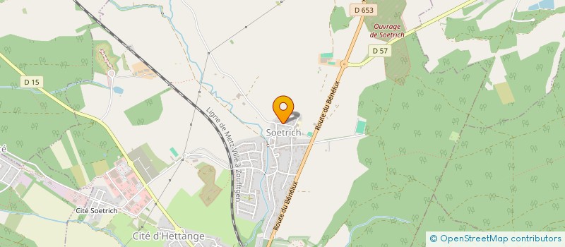 localisation de l'entreprise LA FERME DES 5  HETTANGE-GRANDE