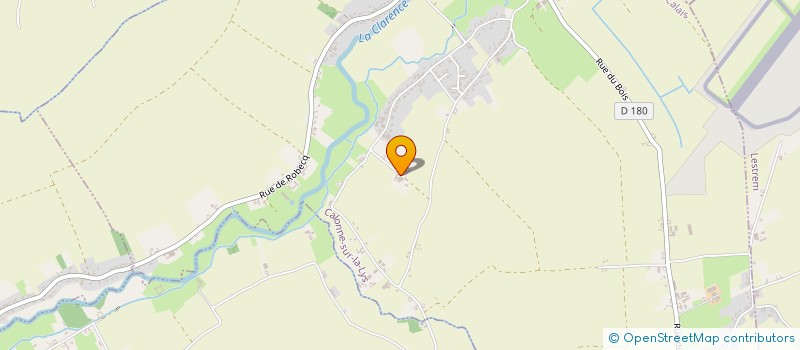 localisation de l'entreprise LA FERME DES BIOS OEUFS à CALONNE-SUR-LA-LYS