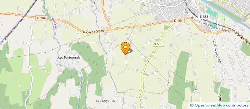 localisation de l'entreprise LA FERME DES BLACHES DISTRIBUTION à CREST