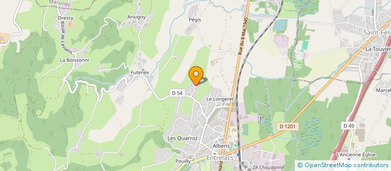 localisation de l'entreprise LA FERME DES BOIS  ENTRELACS