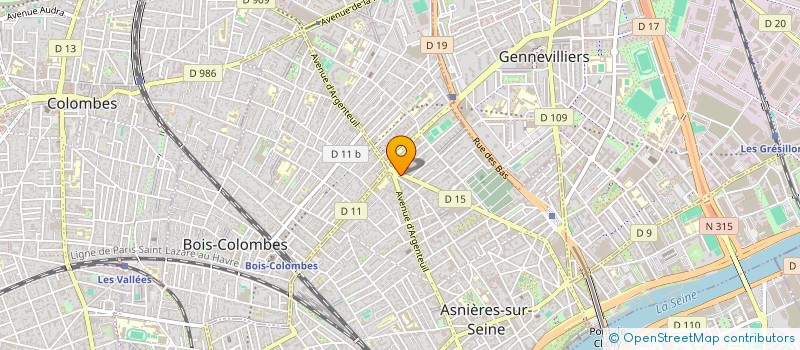 localisation de l'entreprise LA FERME DES BOURGUIGNONS à ASNIERES-SUR-SEINE