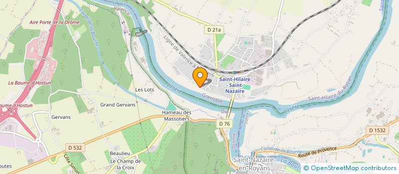 localisation de l'entreprise LA FERME DES CASSIERES à LA SONE