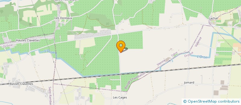 localisation de l'entreprise LA FERME DES CERISES à BOUGE-CHAMBALUD