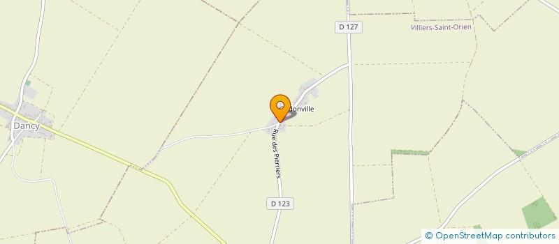 localisation de l'entreprise LA FERME DES CHAMPARTS à VILLIERS-SAINT-ORIEN