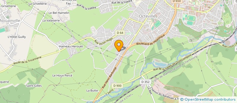 localisation de l'entreprise LA FERME DES CHENES à CHERBOURG-EN-COTENTIN