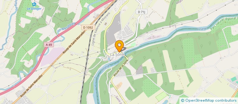 localisation de l'entreprise LA FERME DES DOYONS  LA SONE