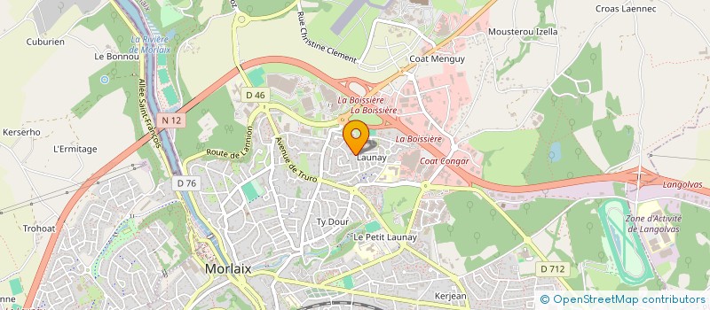 localisation de l'entreprise LA FERME DES ENFANTS CENTRE DE LOISIRS à MORLAIX