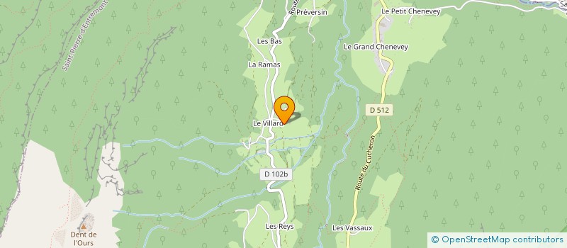 localisation de l'entreprise LA FERME DES ENTREMONTS  SAINT-PIERRE-D'ENTREMONT