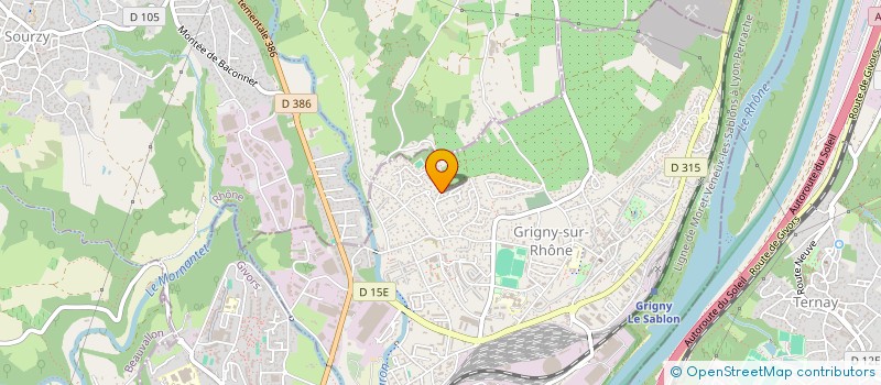 localisation de l'entreprise LA FERME DES FAMILLES à GRIGNY