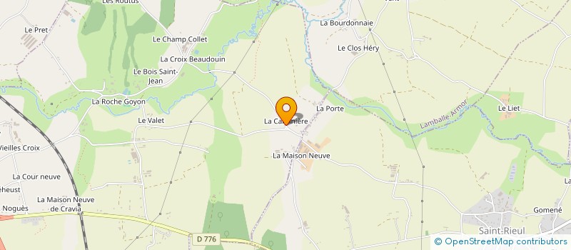 localisation de l'entreprise LA FERME DES GABORIAUX à NOYAL