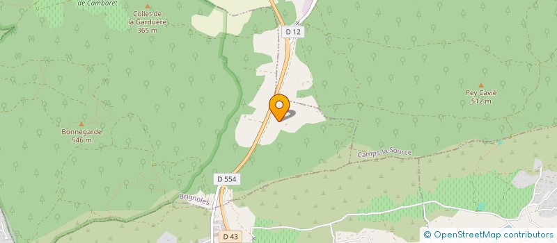 localisation de l'entreprise LA FERME DES GALINETTES à BRIGNOLES