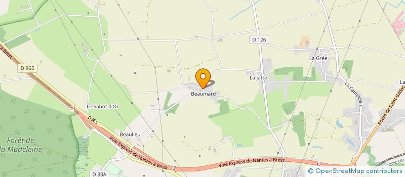 localisation de l'entreprise LA FERME DES GENETS à PONTCHATEAU
