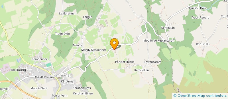 localisation de l'entreprise LA FERME DES GWENN HA DU à COMMANA