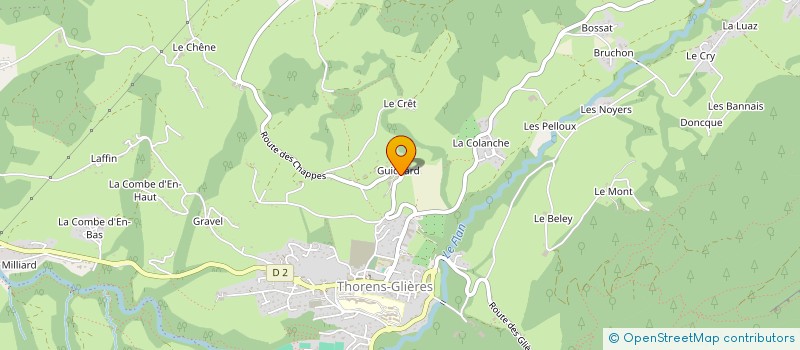 localisation de l'entreprise LA FERME DES HIRONDELLES à FILLIERE