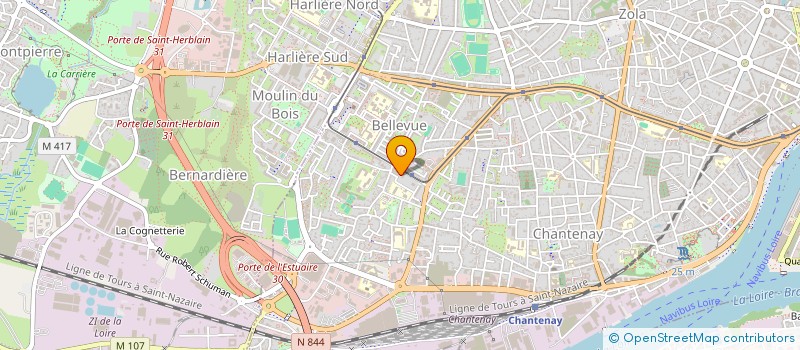 localisation de l'entreprise LA FERME DES LAURIERS à NANTES