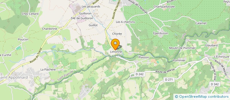 localisation de l'entreprise LA FERME DES LONES à SAINT-PIERRE-DE-BOEUF