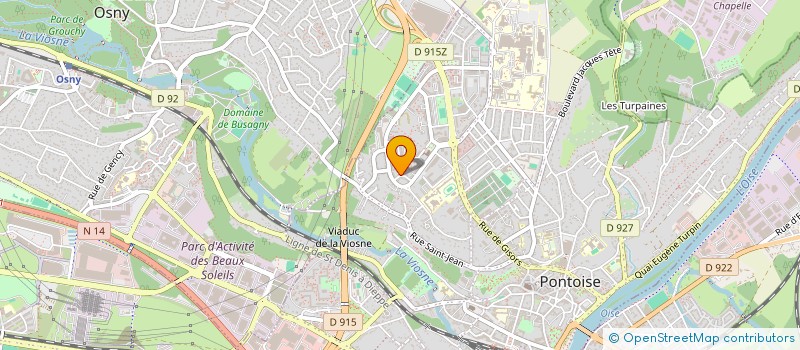 localisation de l'entreprise LA FERME DES LOUVRAIS  PONTOISE