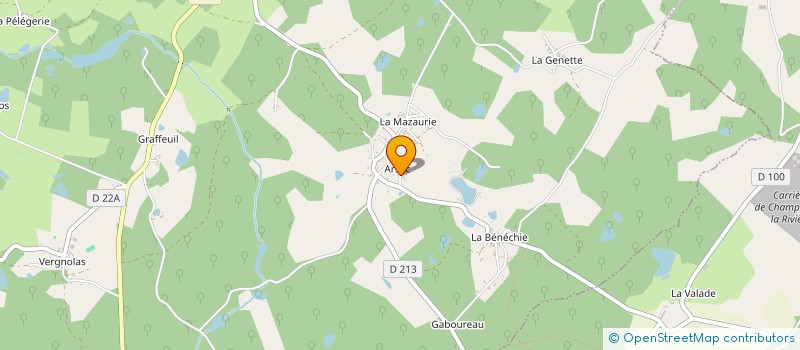 localisation de l'entreprise LA FERME DES MILLE ET UNE PATTES à CUSSAC