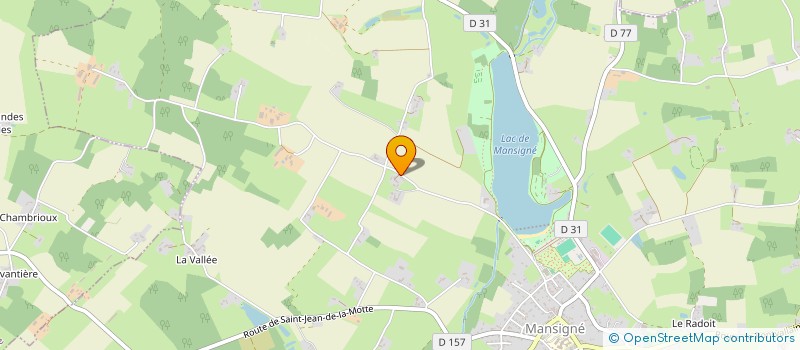 localisation de l'entreprise LA FERME DES PETITS LOUPS à MANSIGNE