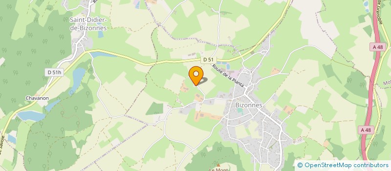 localisation de l'entreprise LA FERME DES PEUPLIERS  BIZONNES