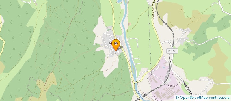 localisation de l'entreprise LA FERME DES PIERRES BLANCHES  CHASTEL