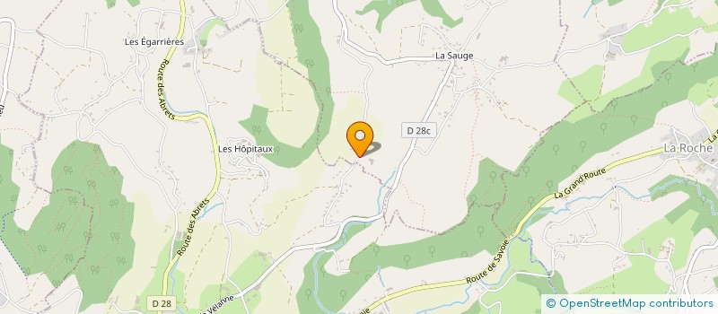 localisation de l'entreprise LA FERME DES PIERRES GARDEES à VELANNE