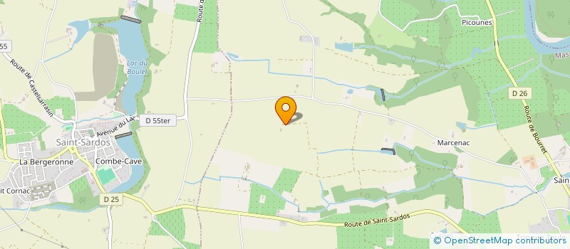 localisation de l'entreprise LA FERME DES PLAINES  MAS-GRENIER