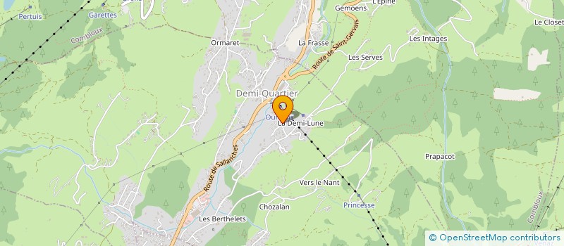 localisation de l'entreprise LA FERME DES POEX  DEMI-QUARTIER