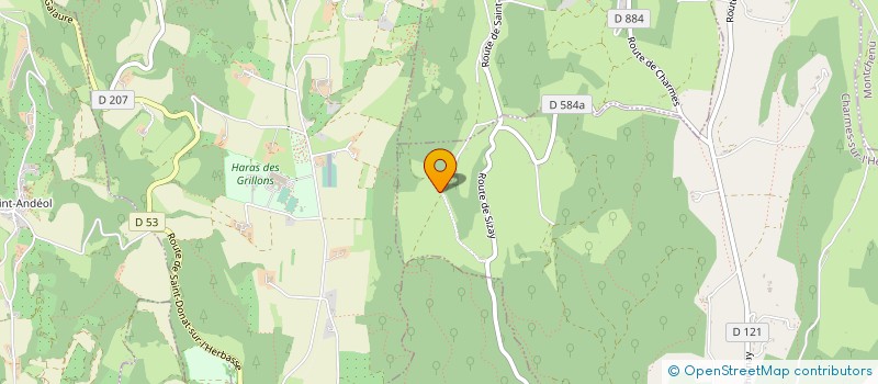 localisation de l'entreprise LA FERME DES POSSIBLES  SAINT-LAURENT-D'ONAY