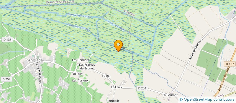 localisation de l'entreprise LA FERME DES PRAIRIES DE PALLARD  ANGLADE