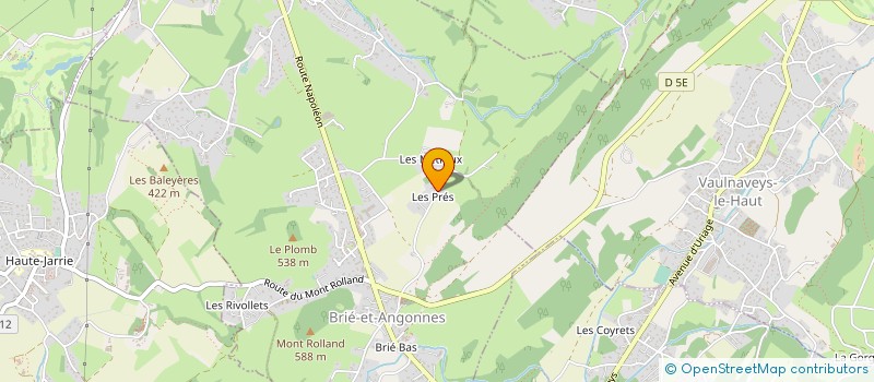 localisation de l'entreprise LA FERME DES PRES à BRIE-ET-ANGONNES