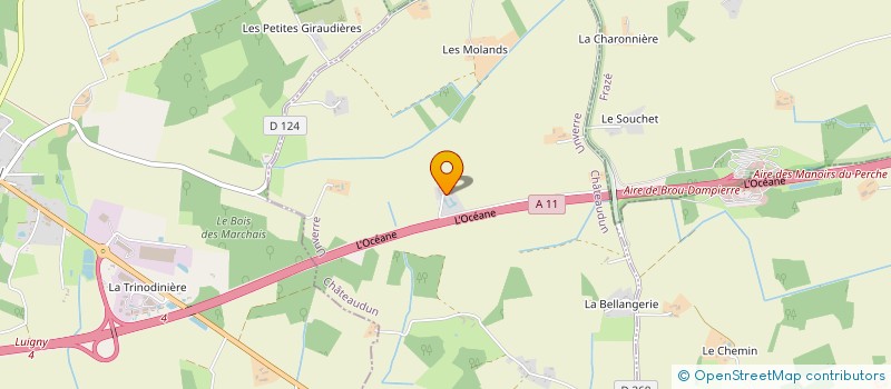 localisation de l'entreprise LA FERME DES ROCHES à UNVERRE
