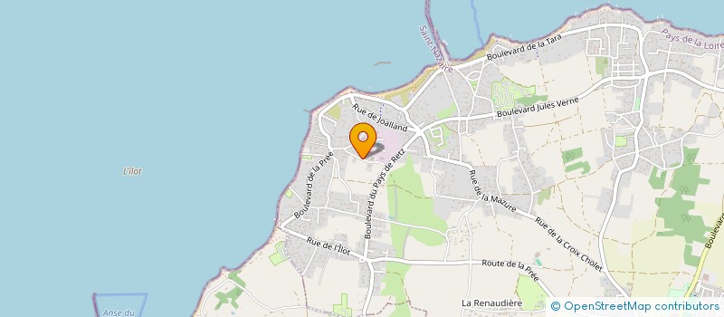 localisation de l'entreprise LA FERME DES ROSEAUX à LA PLAINE-SUR-MER