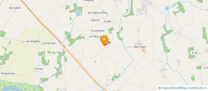 localisation de l'entreprise LA FERME DES SEPT CHEMINS  PLESSE