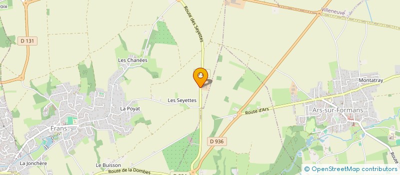 localisation de l'entreprise LA FERME DES SEYETTES à FRANS