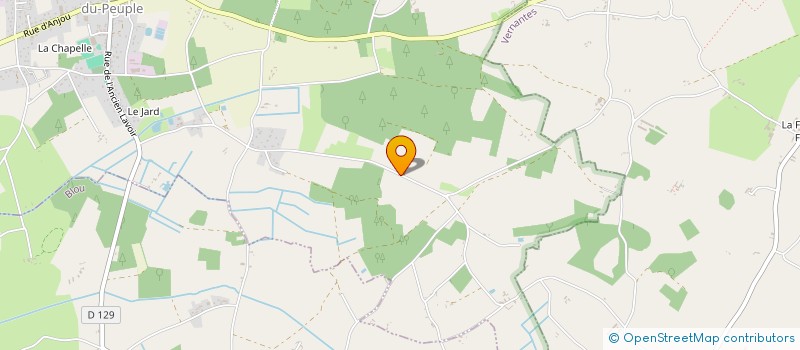 localisation de l'entreprise LA FERME DES TROIS CHENES  SAINT-PHILBERT-DU-PEUPLE