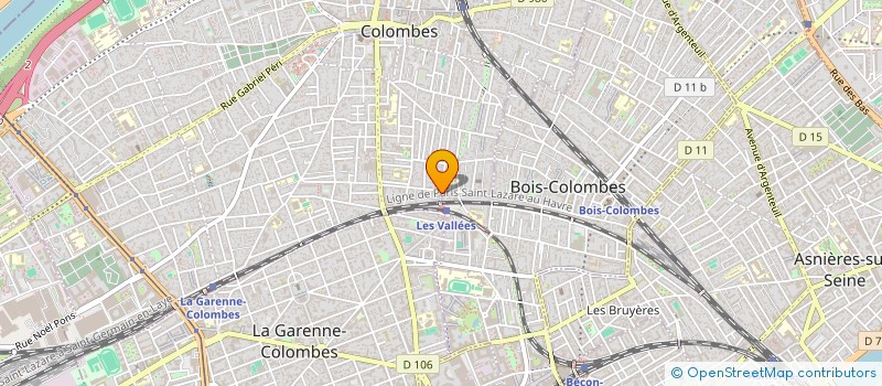 localisation de l'entreprise LA FERME DES VALLEES à COLOMBES